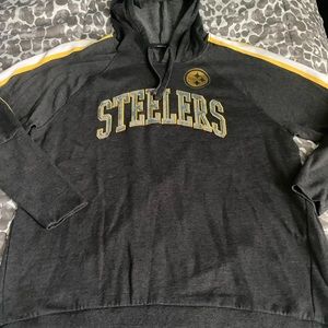Pittsburgh Steelers Heather grey hoodie Sz XL